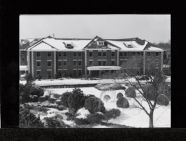 Cotten Hall in the snow